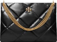 Tory Burch Kira Diamond Quilted Leather Hobo Bag