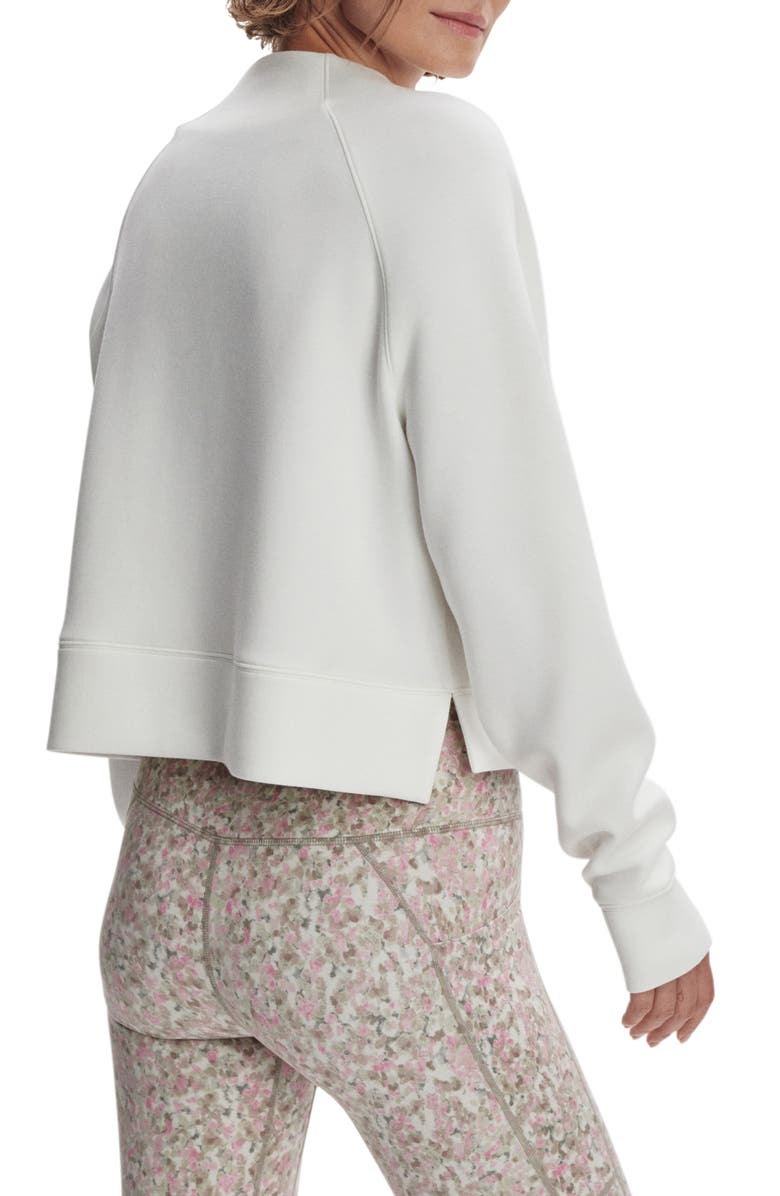 Varley Ebba Midlayer Half Zip, Alternate, color, Snow White