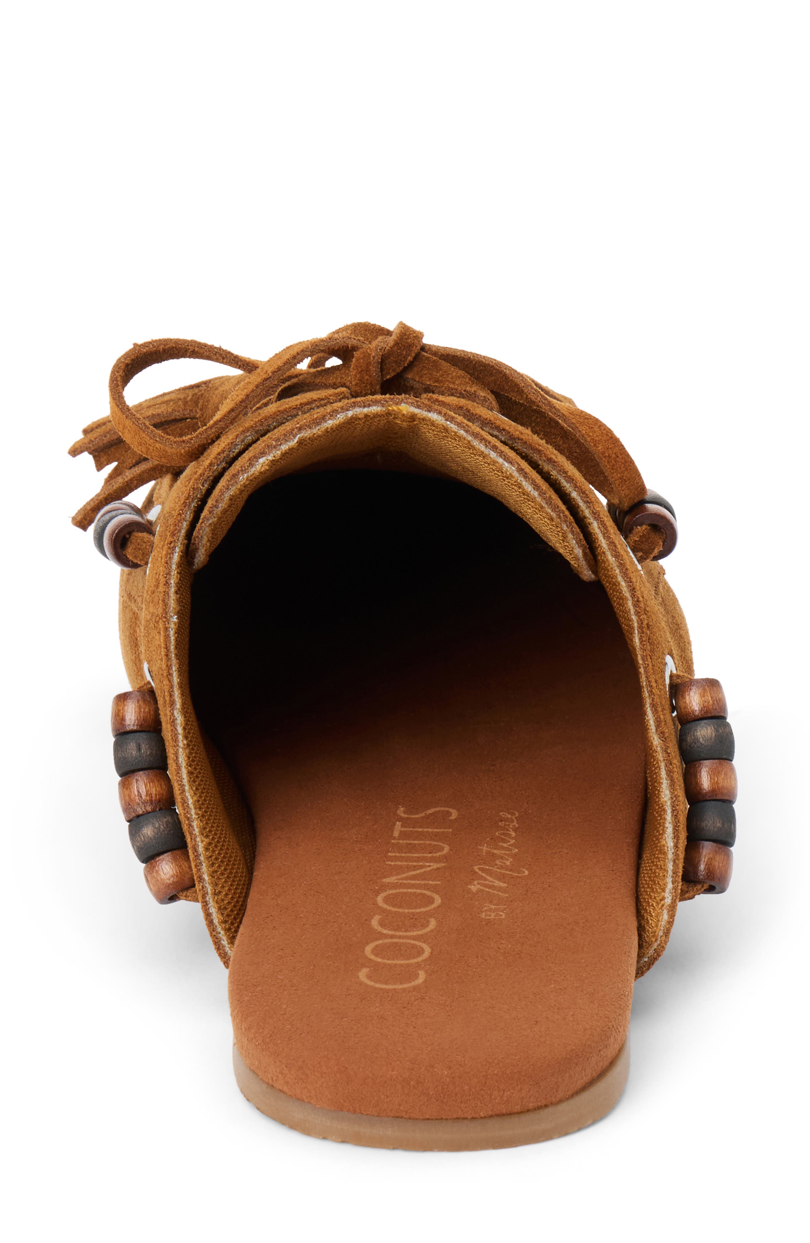 River Leather Mule, Alternate, color, TOBACCO