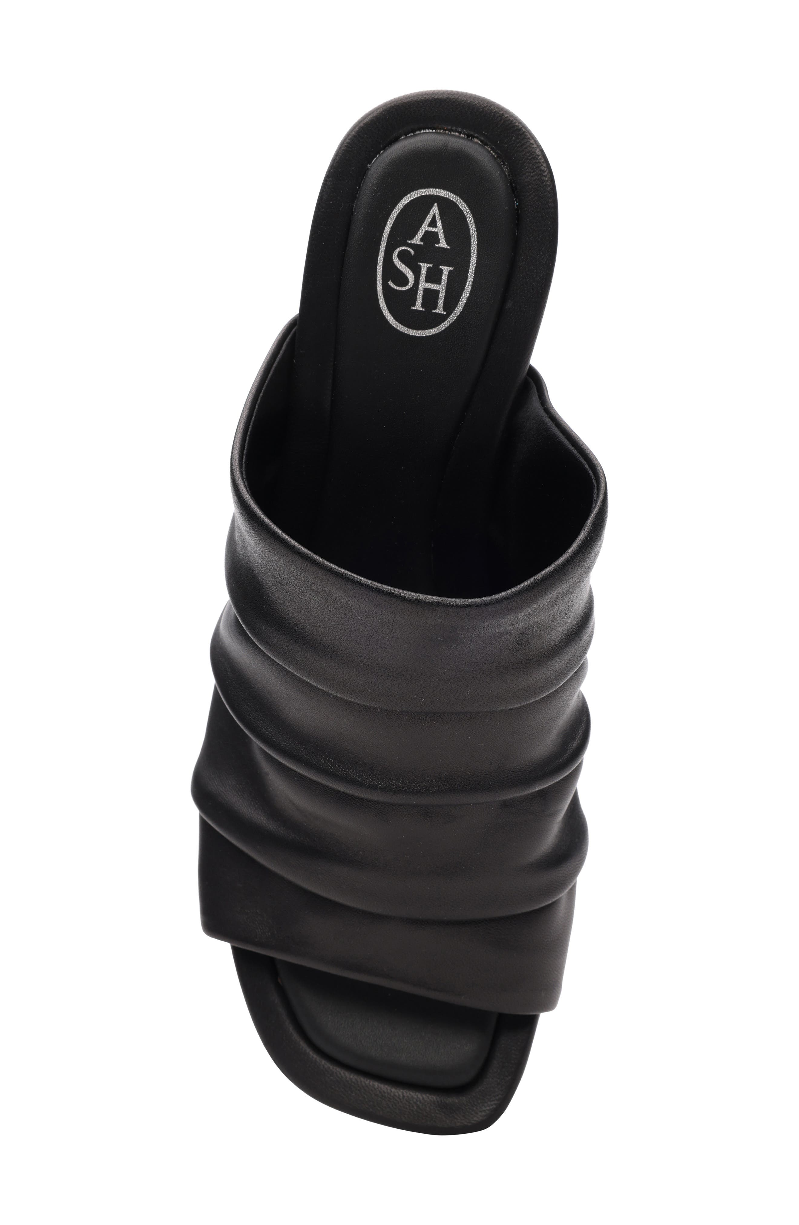 Ash Eva Slide Sandal, Alternate, color, Black