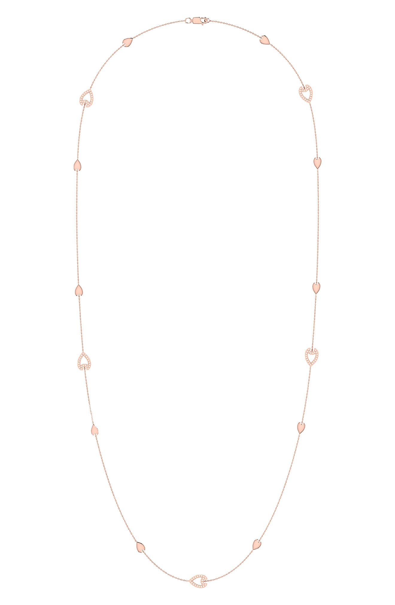 LuvMyJewelry Avani Open Raindrop Diamond Station Necklace