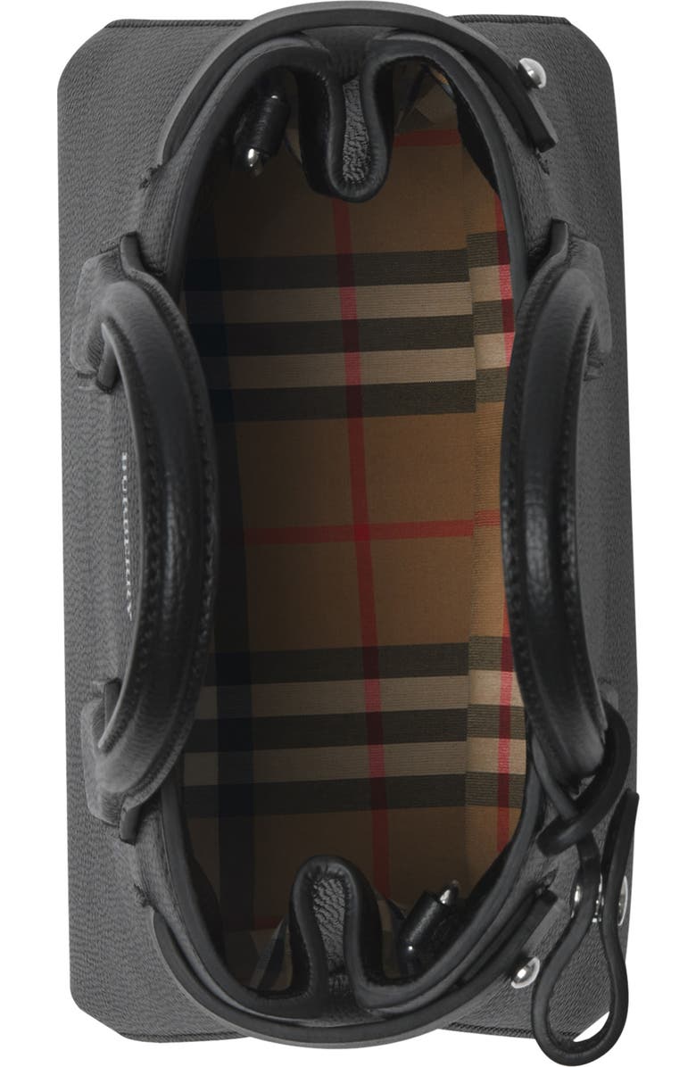 Burberry Baby Banner Leather Satchel, Alternate, color,