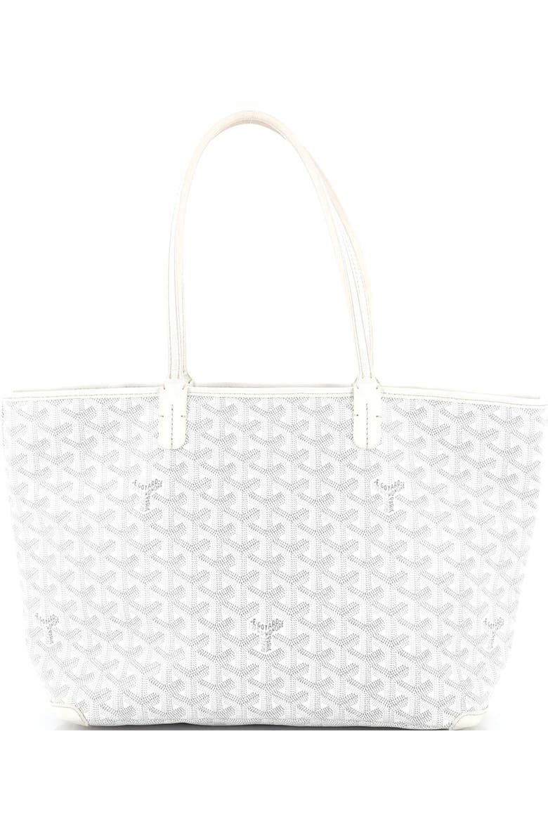Pre-Owned Goyard Artois Tote Coated Canvas PM, Main, color, White