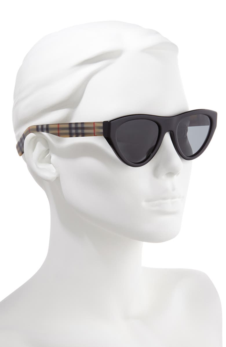 Burberry 52mm Cat Eye Sunglasses, Alternate, color, 