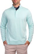 TailorByrd Luxe Performance Golf Fleece Quarter Zip Pullover