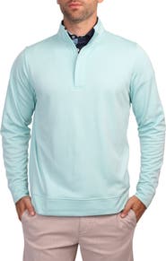 TailorByrd Luxe Performance Golf Fleece Quarter Zip Pullover