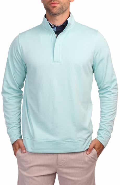 TailorByrd Luxe Performance Golf Fleece Quarter Zip Pullover