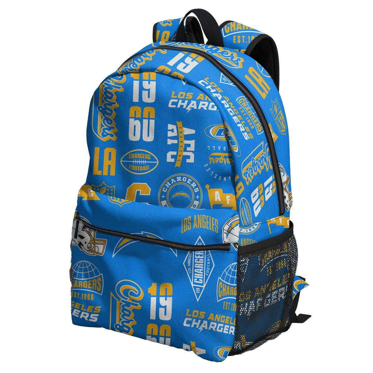 Los Angeles Chargers Backpack and Lunchbox Set, Alternate, color, Blue