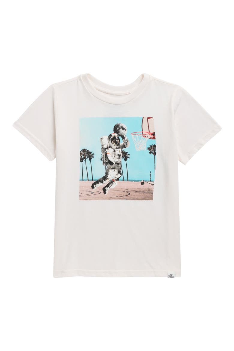 Kids' Astro Dunk Graphic T-Shirt, Main, color, NATURAL