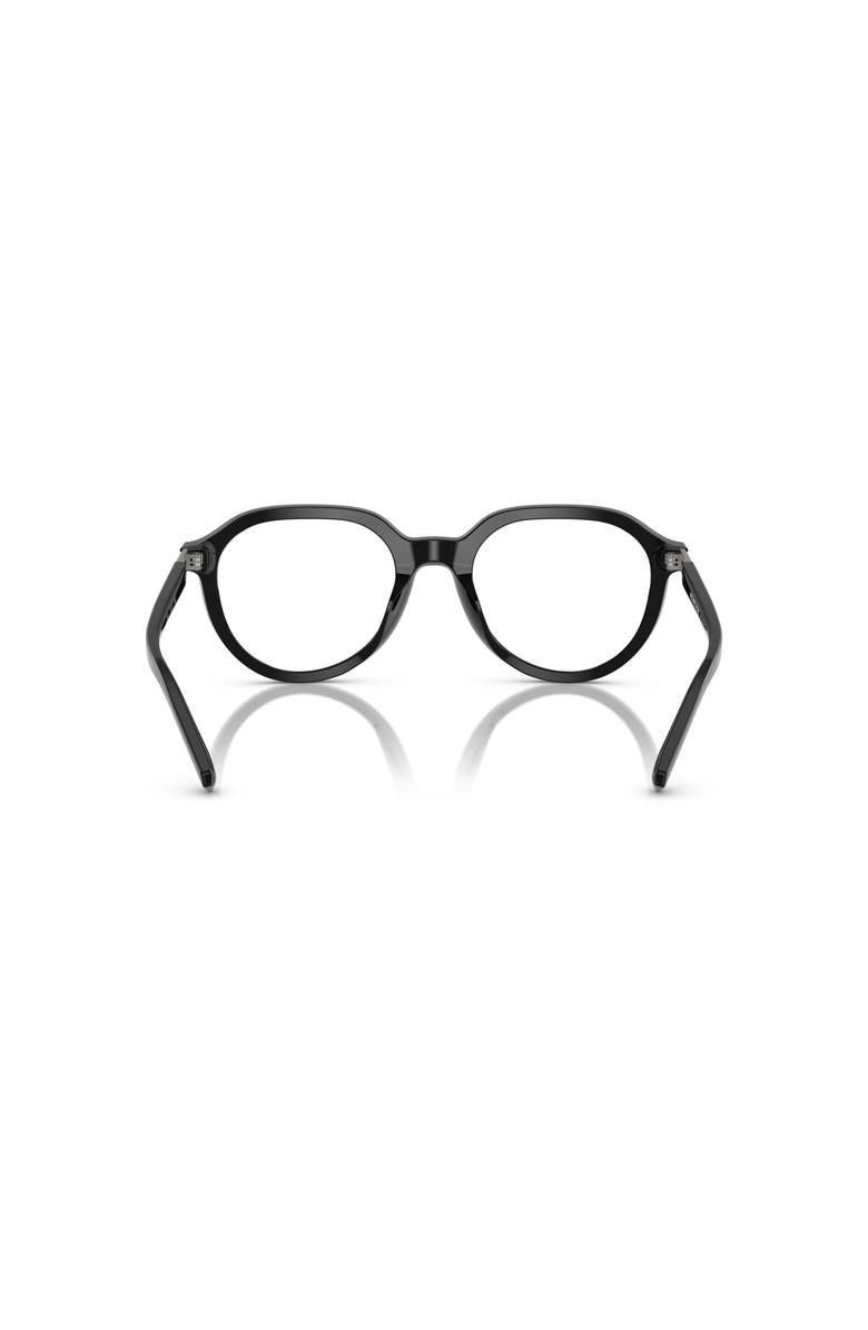 Michael Kors 53mm Round optical glasses, Alternate, color, Black