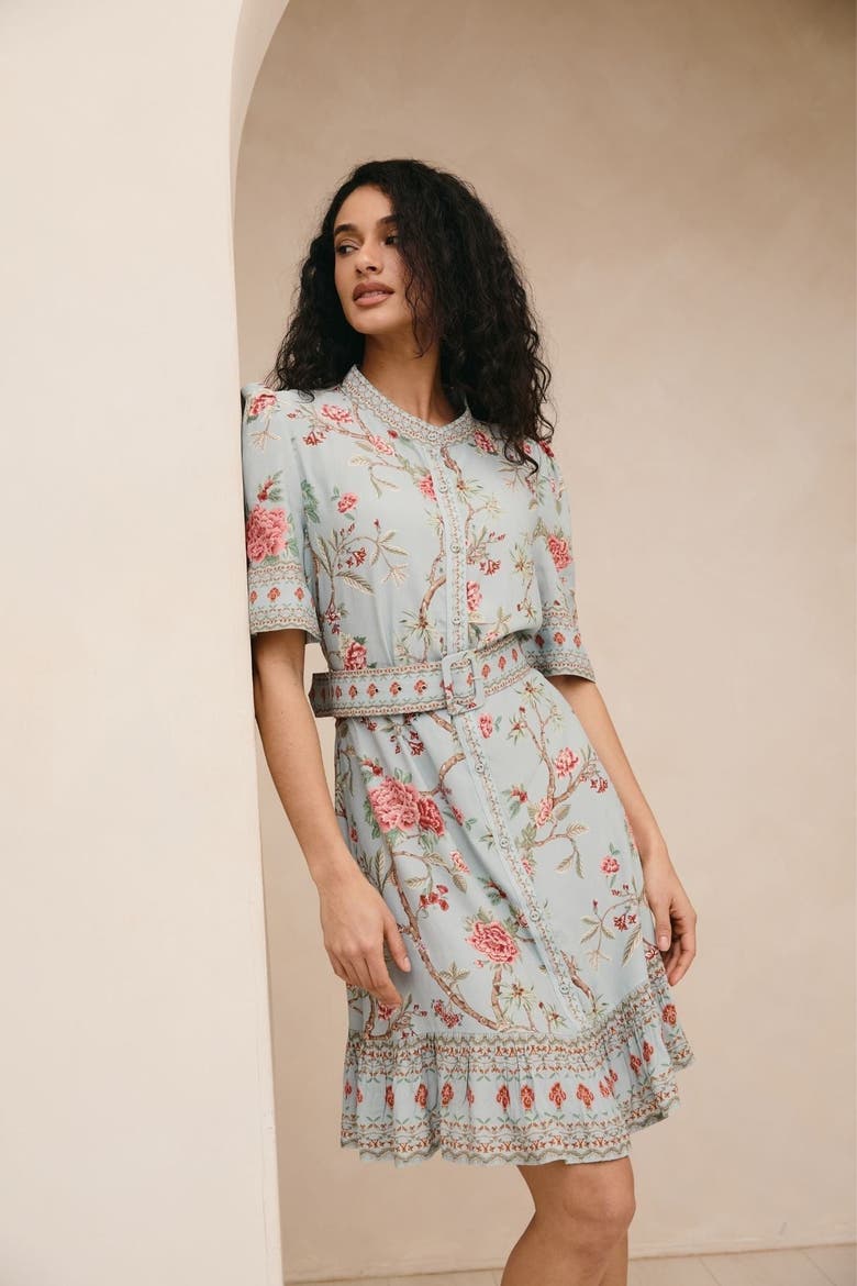 Everly Blue Dress, Alternate, color, Blue