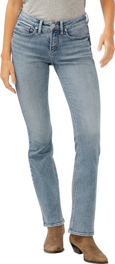 Suki Curvy Mid Rise Slim Bootcut Jeans