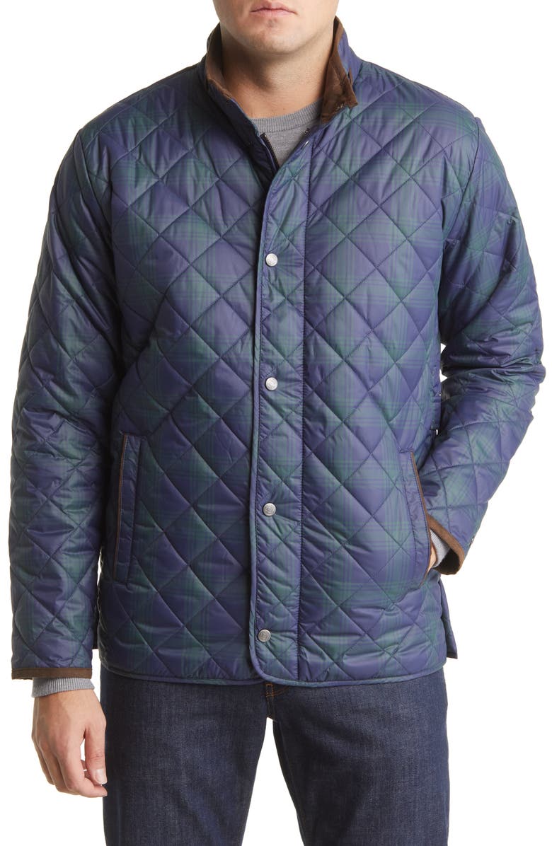 Peter Millar Suffolk Quilted Travel Coat, Alternate, color,