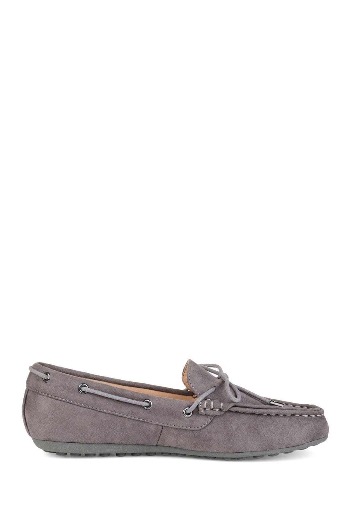 Journee Collection JOURNEE Thatch Slip-On Loafer, Alternate, color, Grey