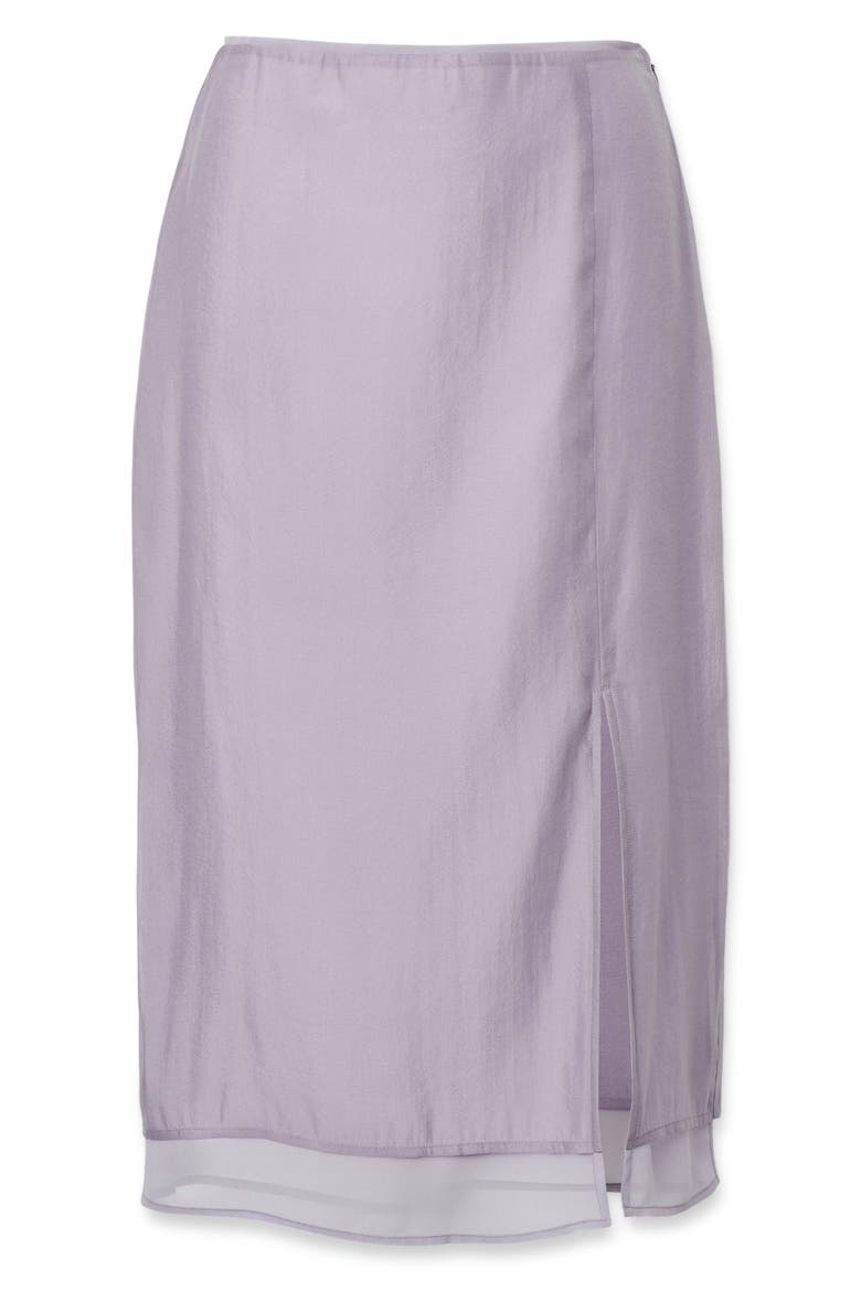 Suki Midi Skirt, Alternate, color, LILAC