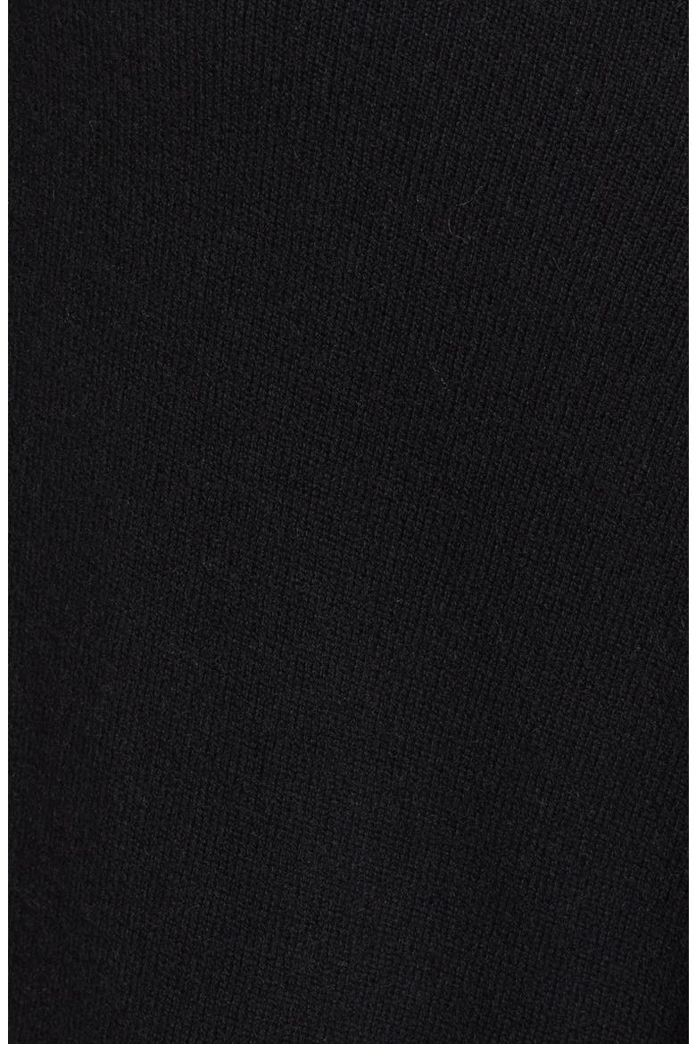 Wool & Cashmere Drape Front Sweater Vest, Alternate, color, BLACK