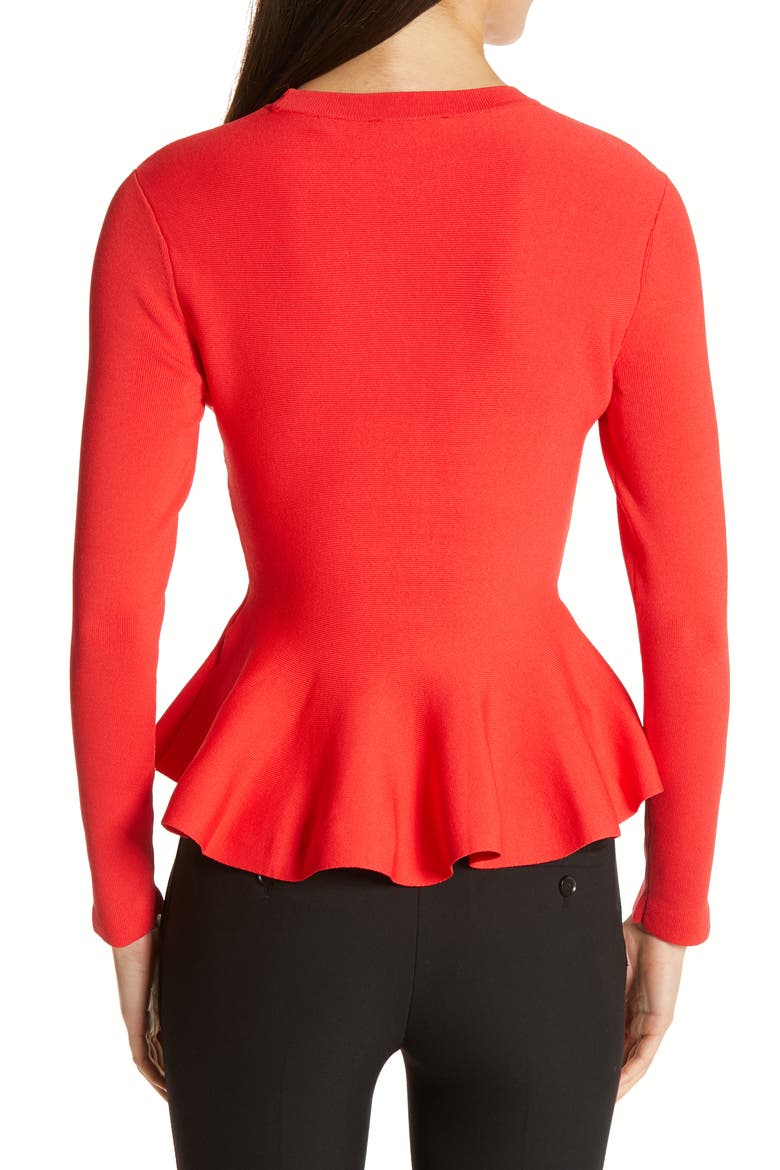 Tynna Embellished Sweater, Alternate, color, RED