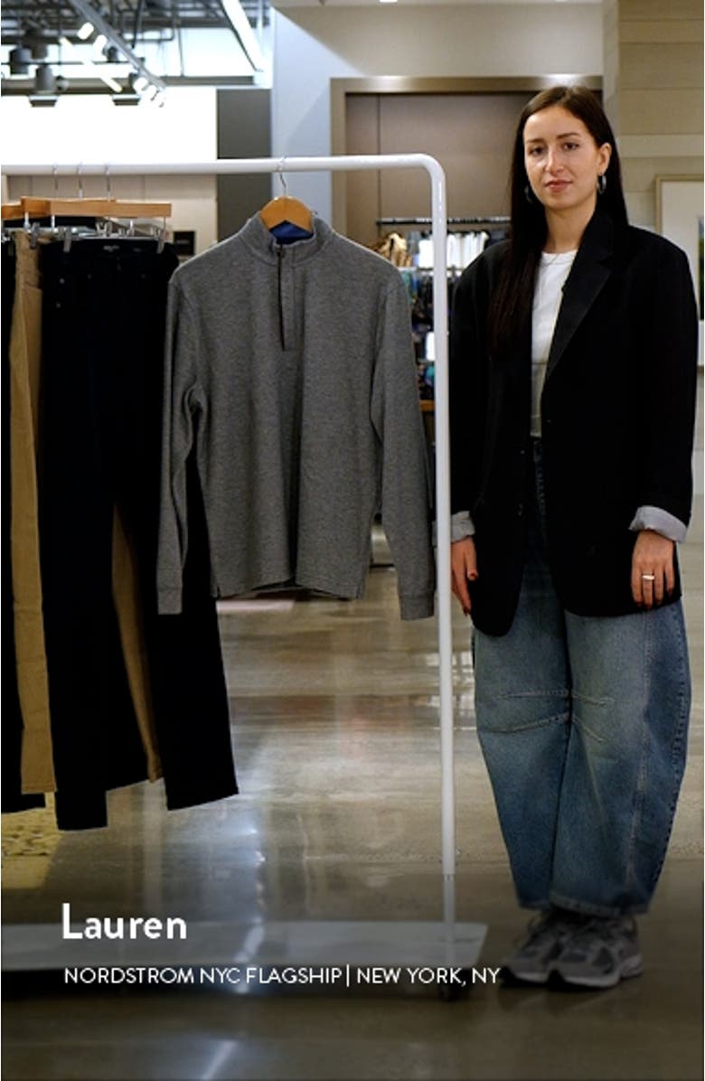 Emerson Flannel Half Zip Pullover, sales video thumbnail