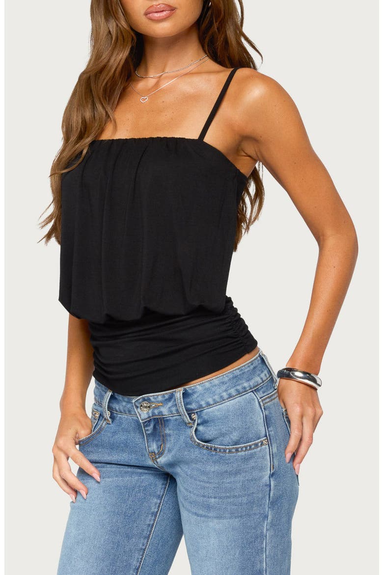 Vali Built-In Bra Backless Top, Alternate, color, BLACK