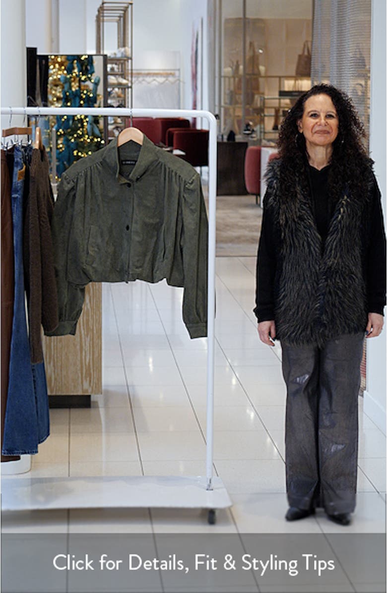 Luminous Faux Suede Jacket, sales video thumbnail