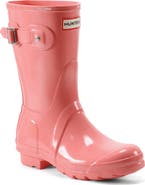 Hunter Original Tour Short Gloss Packable Rain Boot (Women