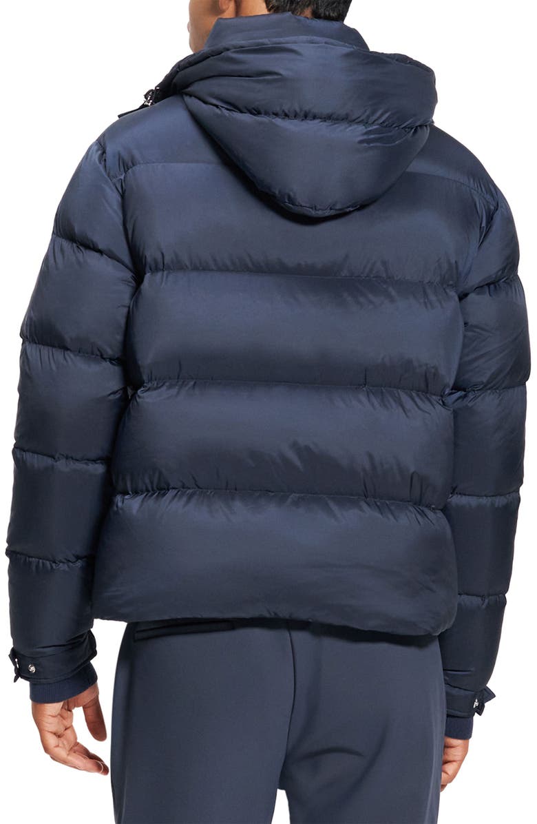 Theory Marquez Puffer Jacket with Removable Hood, Alternate, color, Baltic