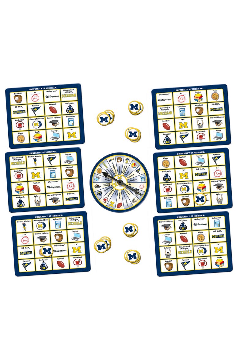Michigan Wolverines NCAA Bingo Game, Alternate, color, Multicolor