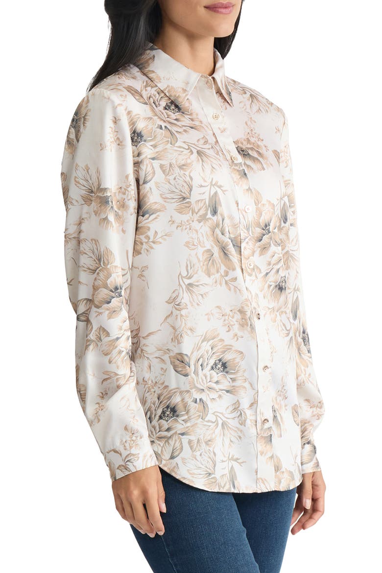Button-Up Shirt, Alternate, color, JONES WHITE MULTI