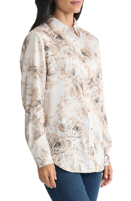 Jones New York Button-up Shirt In Brown