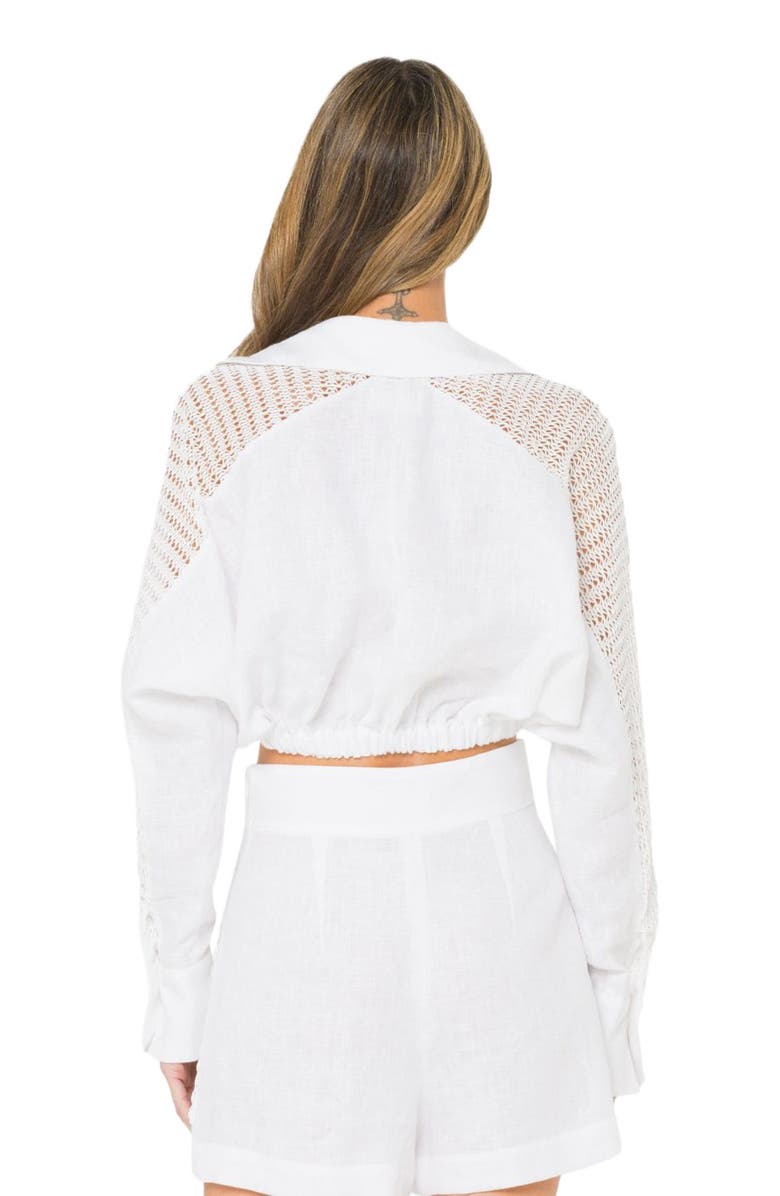 JBQ Sonnet Short, Alternate, color, Optic White