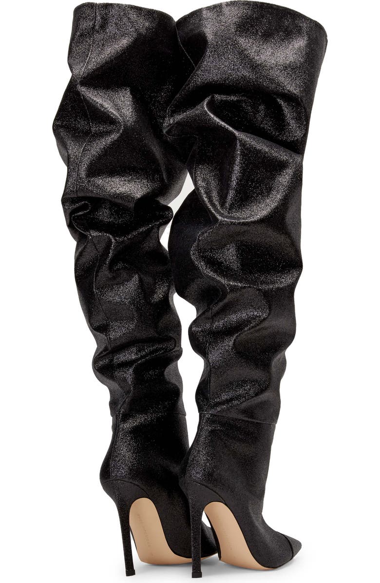 Good American Glitter Over the Knee Boot, Alternate, color,