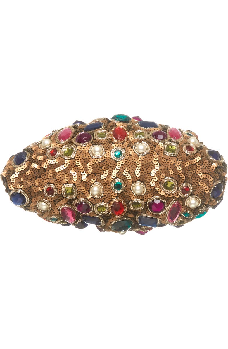 Steve Madden Jewel Frame Pouch, Alternate, color,