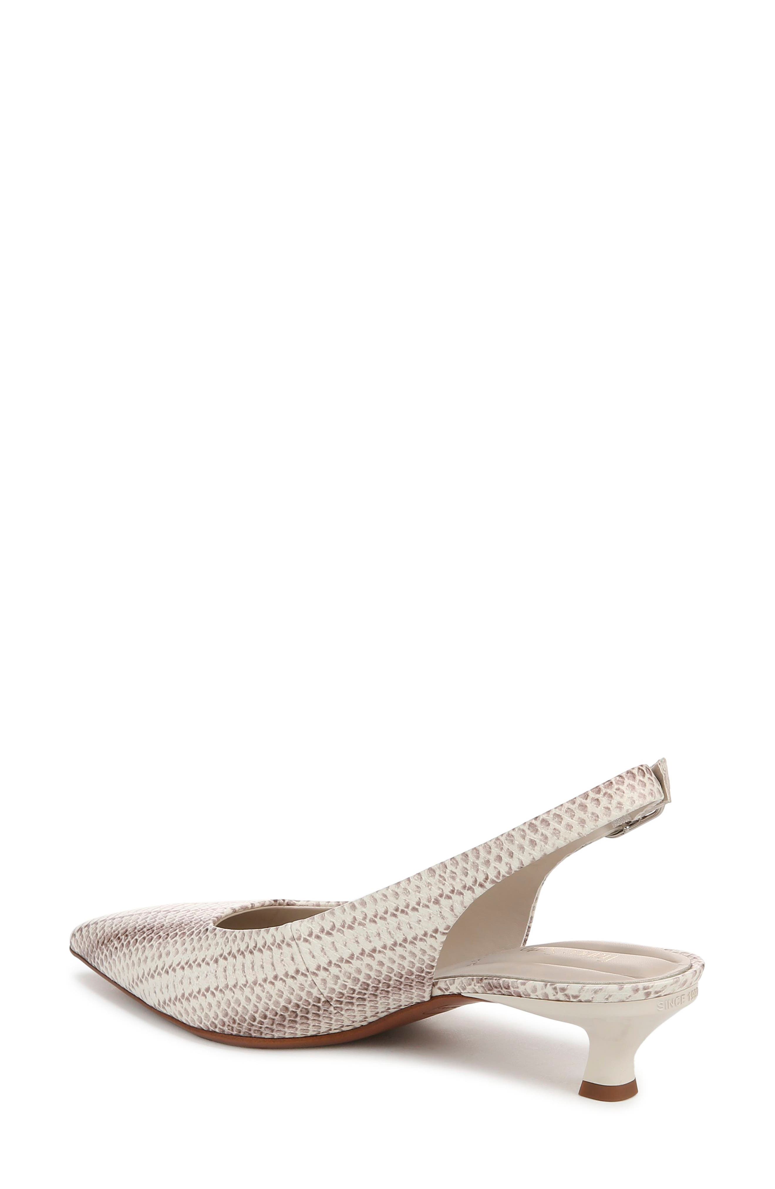 Franco Sarto Marlow Slingback Kitten Heel Pump, Alternate, color, Grey