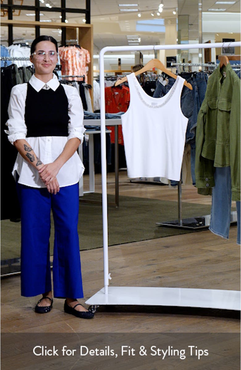 Shimmer Trimmed Tank, sales video thumbnail