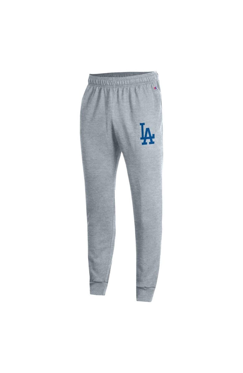 Champion Men's Champion Heather Gray Los Angeles Dodgers Powerblend Joggers, Alternate, color, Heather Gray