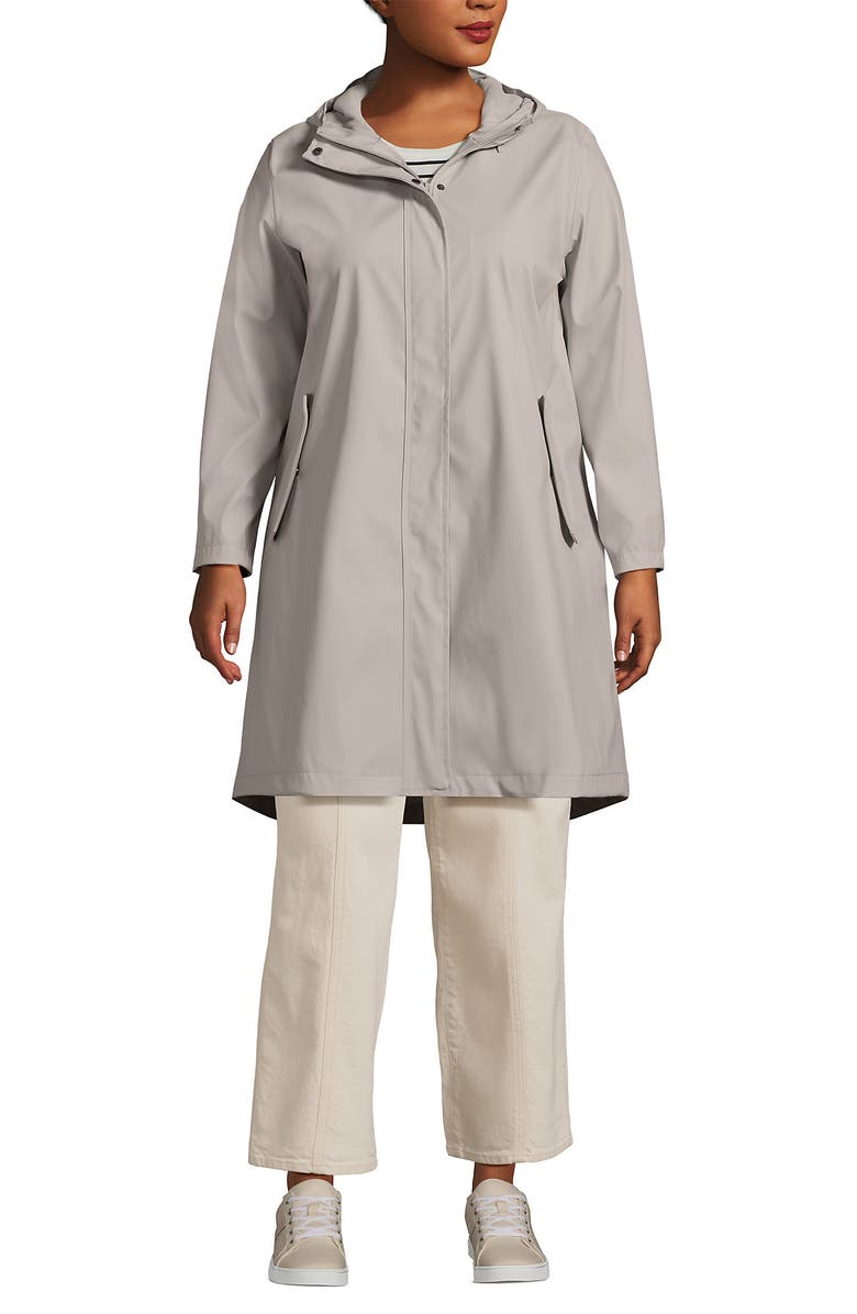 Lands' End Squall Rain Slicker Coat, Main, color, 