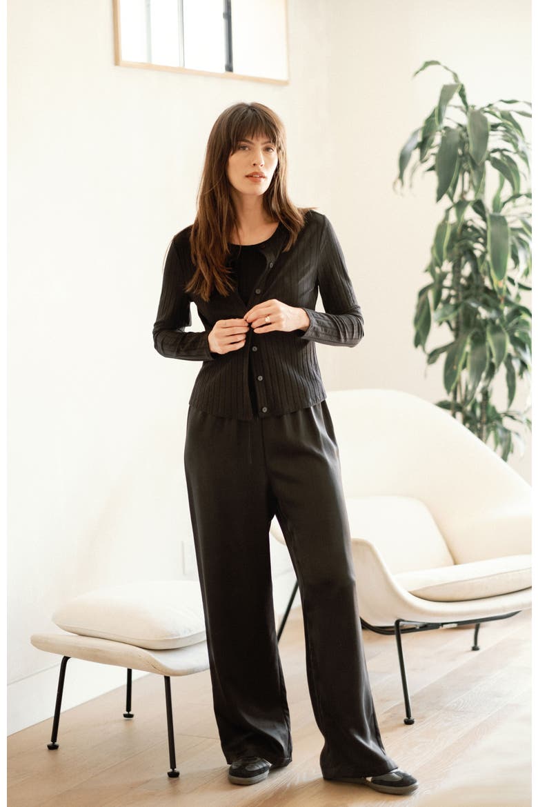 Coco Cardigan, Alternate, color, Black