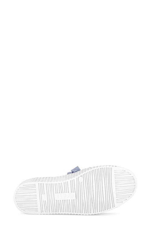 Gabor Bow Knit Sneaker In Purple