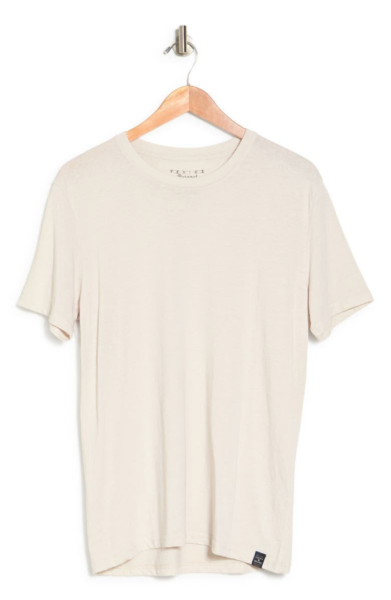 Lucky Brand Burnout Cotton Blend Crewneck T-Shirt, Alternate, color, 