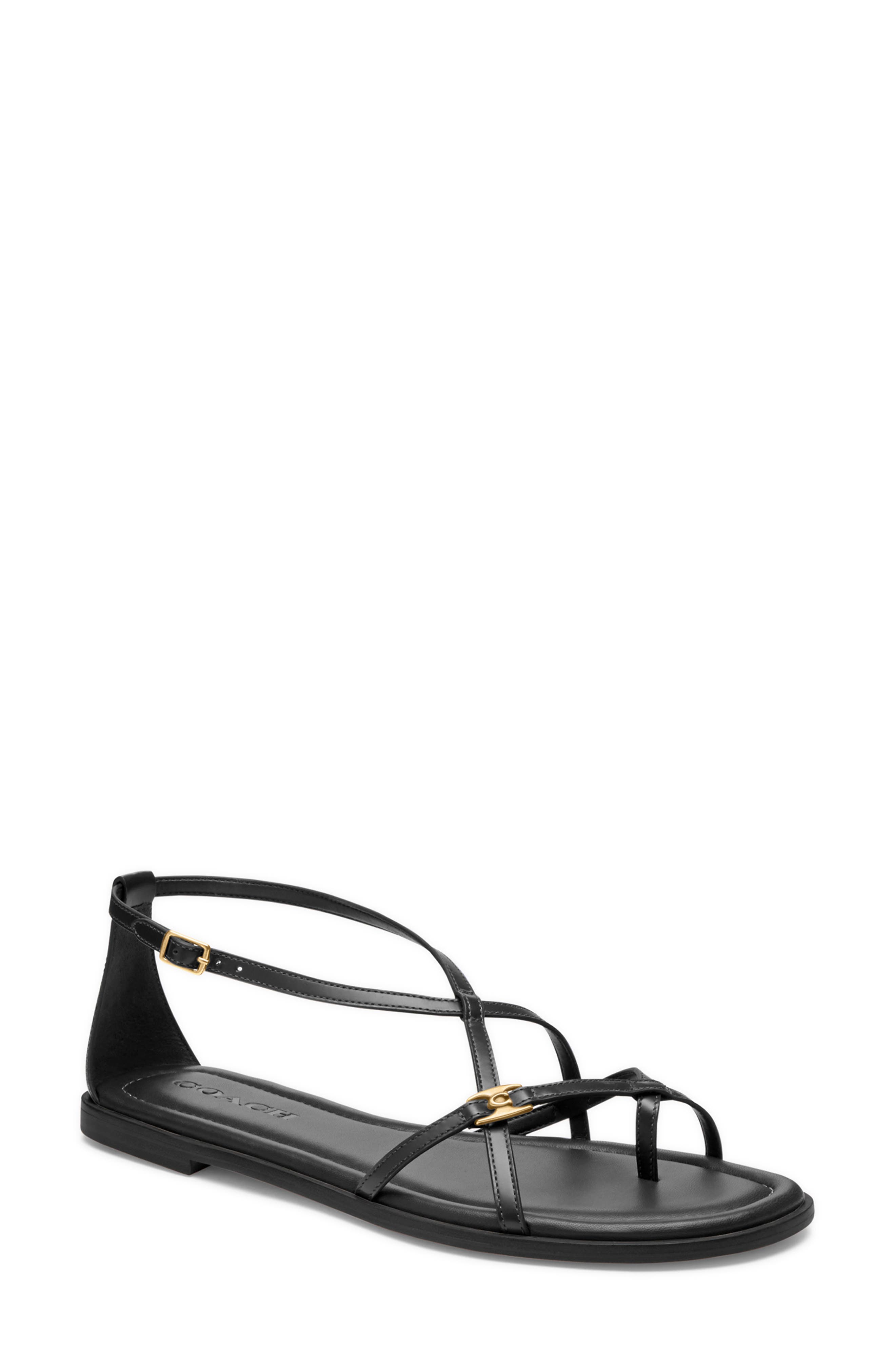 COACH Jenni Ankle Strap Sandal, Main, color, 