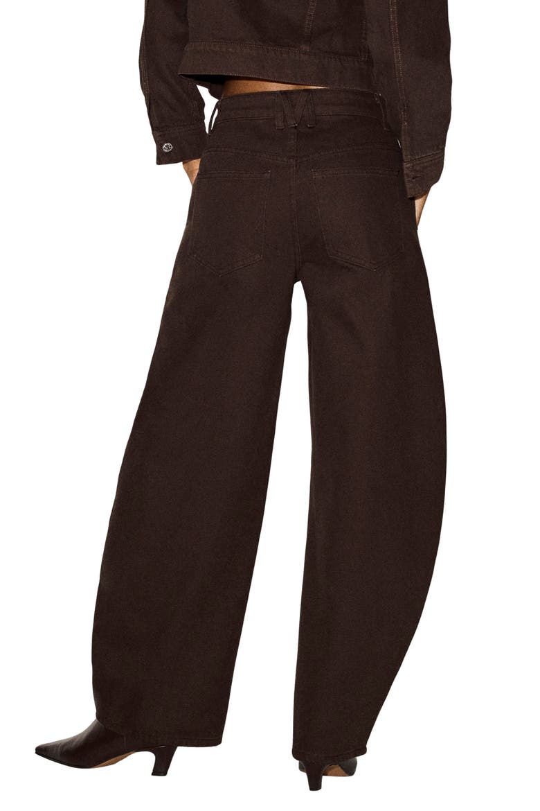 The Tribeca High Waist Balloon Leg Jeans, Alternate, color, ESPRESSO