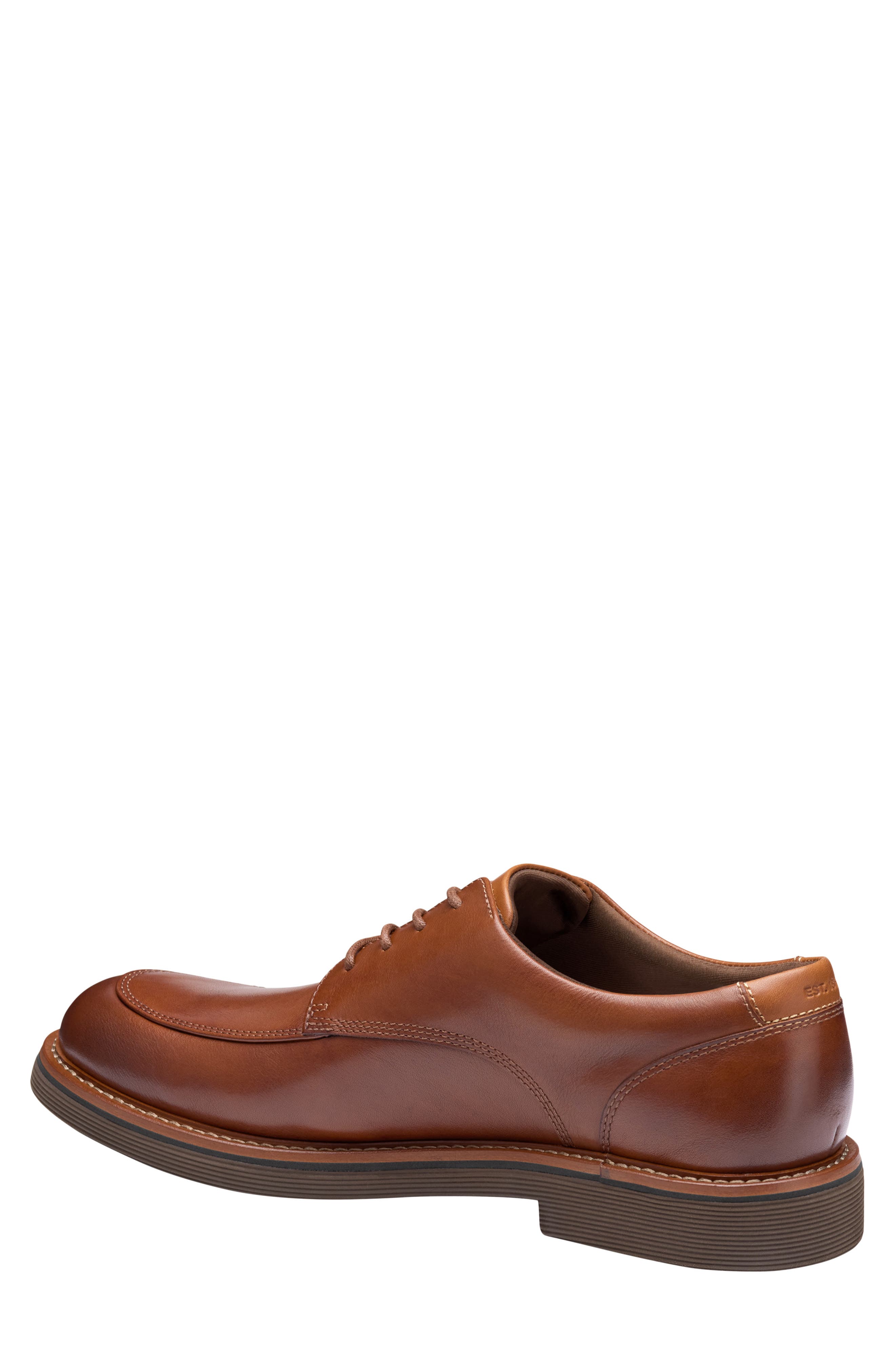 Tyson Moc Toe Derby, Alternate, color, TAN FULL GRAIN
