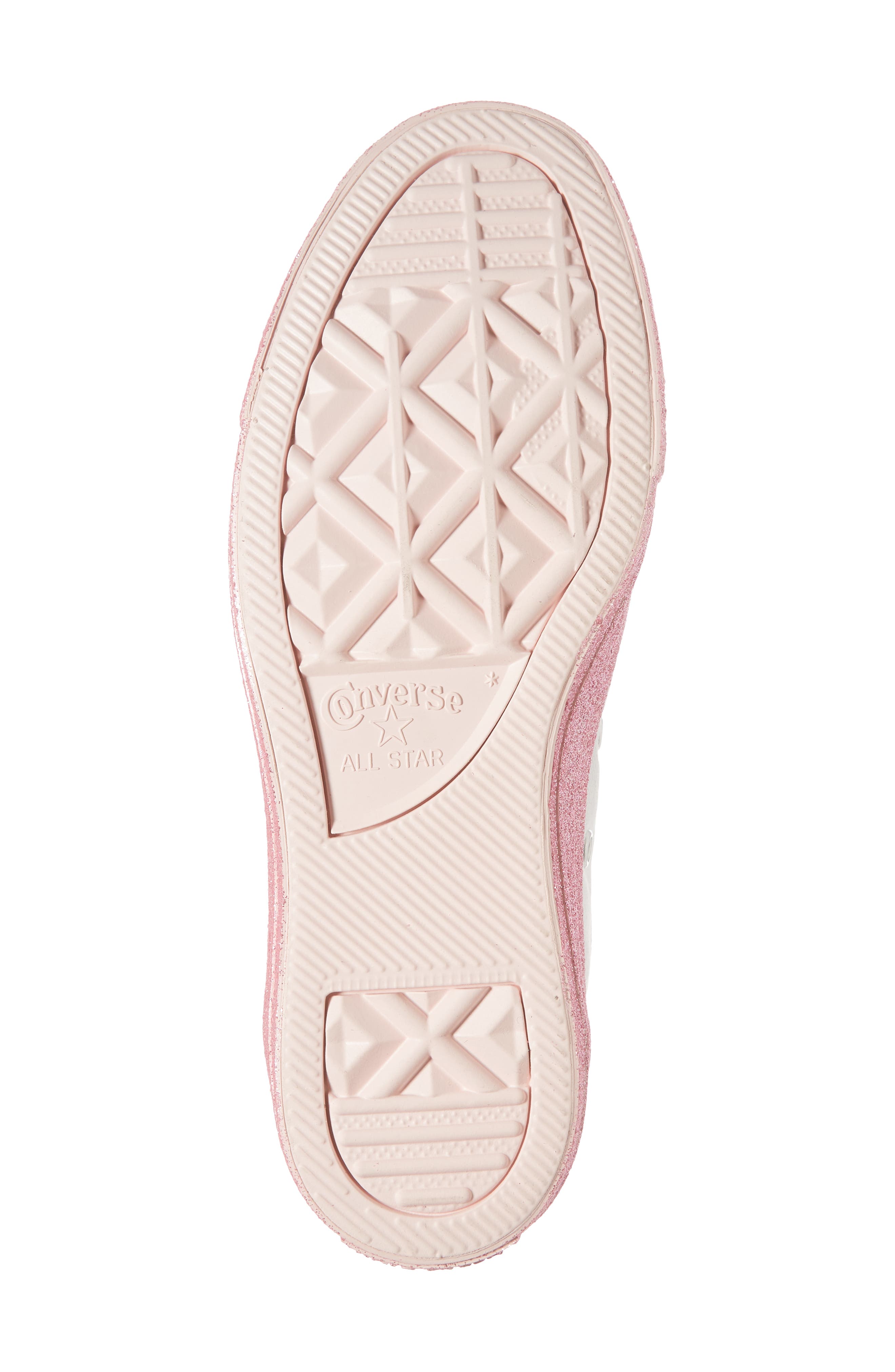 Converse x Miley Cyrus Chuck Taylor All Star Glitter High Top Sneaker, Alternate, color, 
