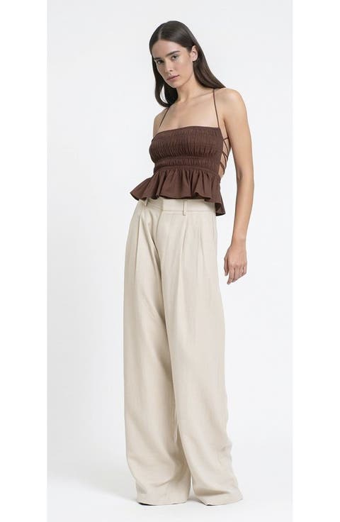 Hedi Mid Waist Tailored Pants