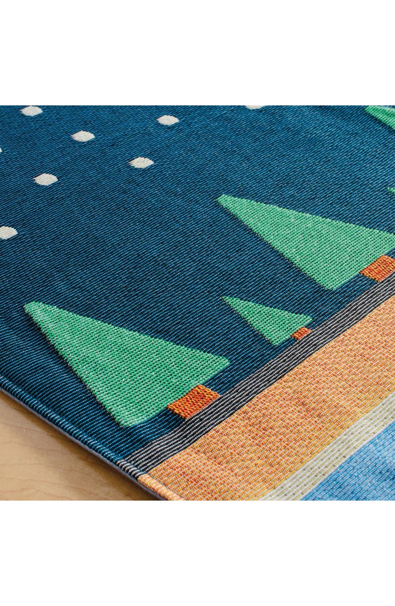 Kaplan Early Learning Company Winter Decorative Runner, Alternate, color, Blue