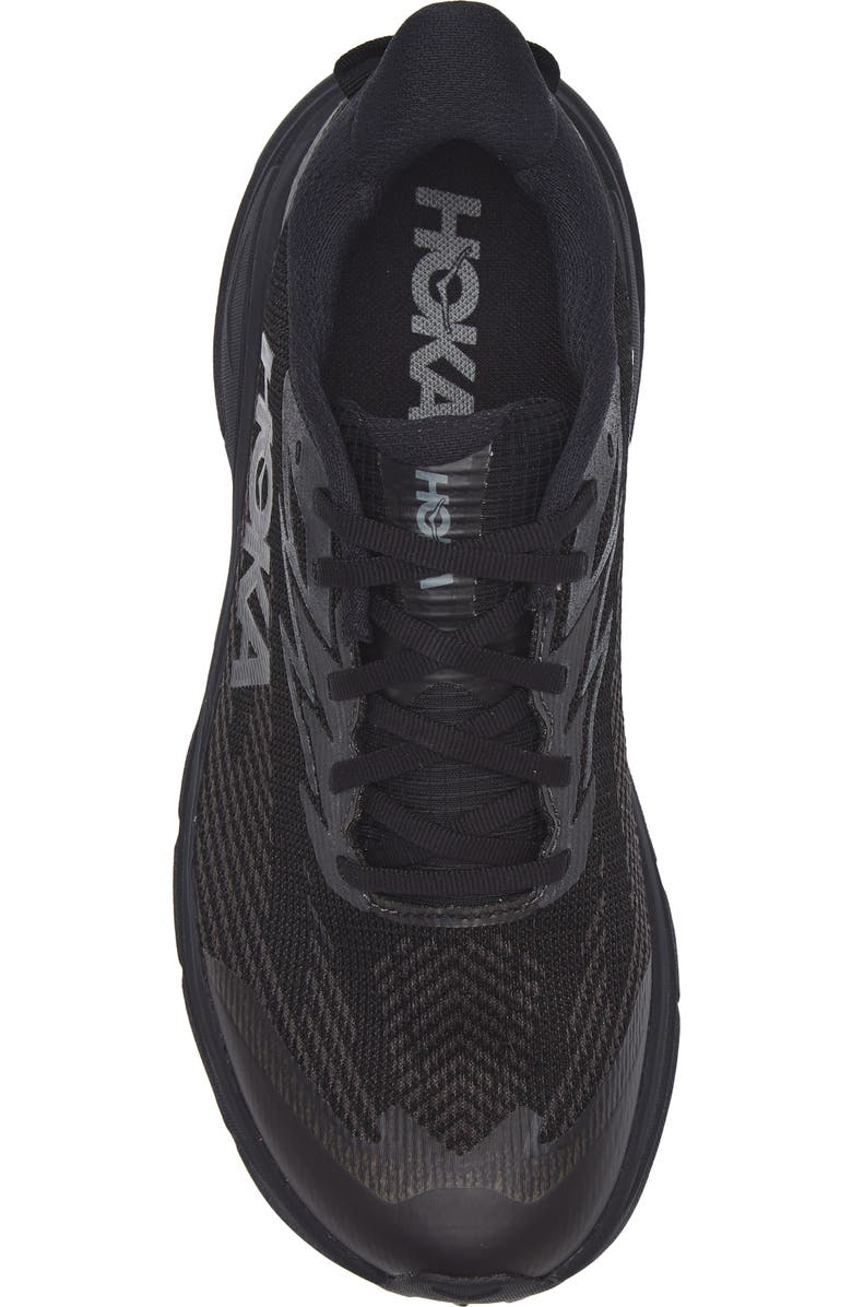 HOKA Challenger 8 GTX Gore-Tex<sup>®</sup> Waterproof Trail Running Shoe, Alternate, color, Black / Carbon Black