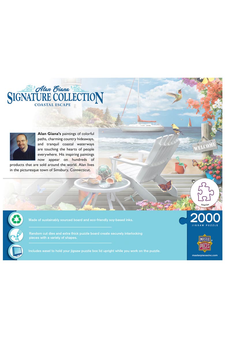 Coastal Escape 2000 Piece Jigsaw Puzzle, Alternate, color, Multicolor