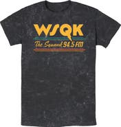 Stranger Things Men's Stranger Things Vintage Radio The Squawk WSQK Graphic T-Shirt