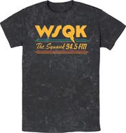 Stranger Things Men's Stranger Things Vintage Radio The Squawk WSQK Graphic T-Shirt
