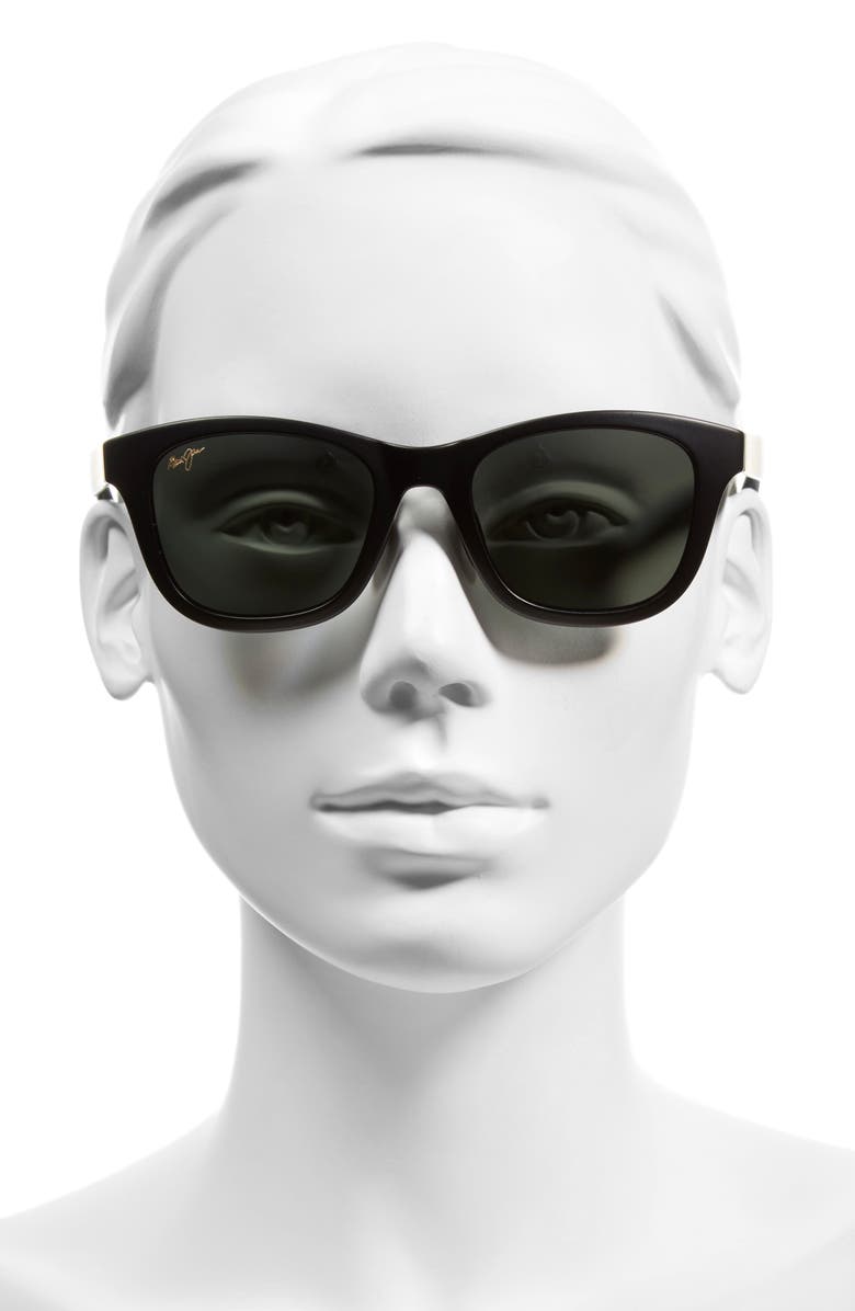 Maui Jim Hana Bay 51mm PolarizedPlus2<sup>®</sup> Square Sunglasses, Alternate, color,